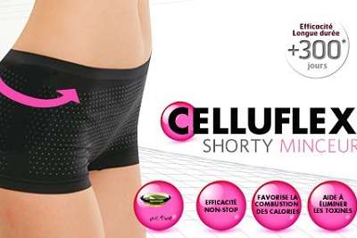 Shorty minceur Celluflex Tourmaline à 9,99 €  au lieu de 24,90 €