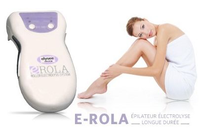 Epilateur par électrolyse e-Rola à 29,90 € au lieu de 111 € 