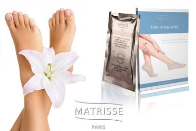 Paire de chaussettes exfoliantes Matrisse à 12,99 € au lieu de 28,06 €