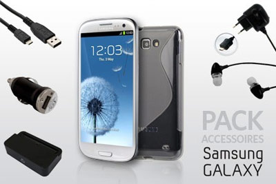 Pack d’accessoires 8 en 1 Samsung Galaxy Note, S2 ou S3 dès 19,90 € 
