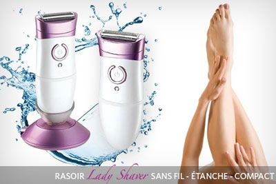 Rasoir waterproof Lady Shaver Aqua à 19,99 € au lieu de 69 €