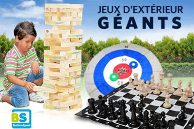 Jeux géants d'extérieur dès 9,99 € au lieu de 16,99 €