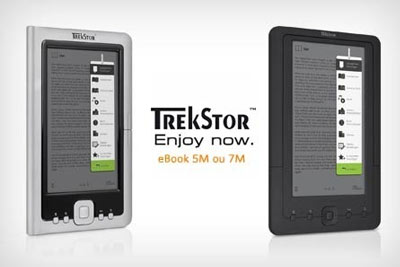 E book Trekstor 5 pouces ou 7 pouces dès 49 € au lieu de 99 €