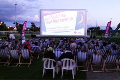 Les Yvelines font leur cinéma 2016, cinéma en plein air gratuit de grands films