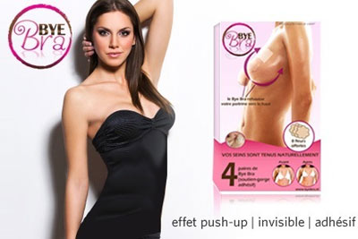 Soutien gorge invisible adhésif Bye Bra à effet push up dès 11,95 € au lieu de 23,95 €