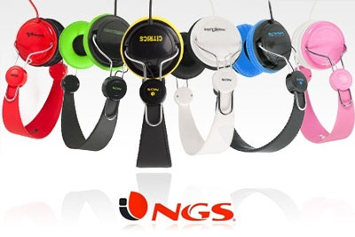 Casque audio NGS aux coloris tendance à 14,99 € au lieu de 29,89 €