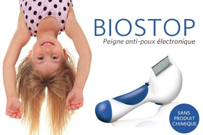 Peigne électronique Biostop anti-poux à 15,90 € au lieu de 34,90 €