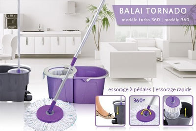 Balai Cyclo Tornado 360° à 29,90 € au lieu de 49,90 €