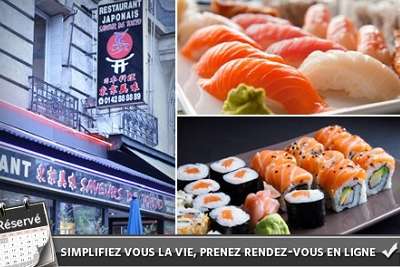 Dîner japonais pour 2 personnes à 18 € au lieu de 36 € 