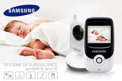 Système de surveillance portable sans fil Samsung à 99,99 € au lieu de 199,90 €