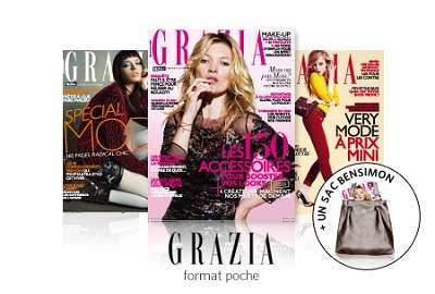 6 mois d'abonnement à Grazia à 18 € au lieu de 39 €