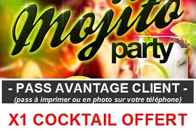 Afterwork Mojito Party à 5 € ! 