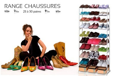 Étagère range-chaussures pas chère à 21,90 €