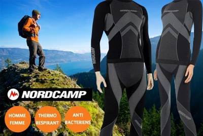 Ensemble de sous-vêtements thermiques Nordcamp à 29,90 €  au lieu de 72,99 €