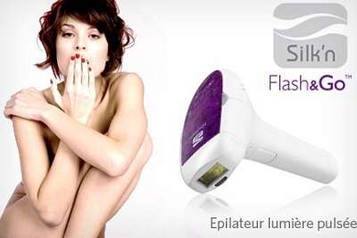 Épilateur à lumière pulsée Silk’n Flash and Go Lux à 169,99 € au lieu de 259 €