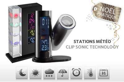 Station Météo à icônes 3D Clip Sonic à 39,99 € au lieu de 99 €