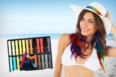 Craies de coloration pour cheveux Hair Chalk à 19,99 € au lieu de 39,90 €