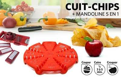 Plateau cuit chips à 9,99 € au lieu de 19,99 € 