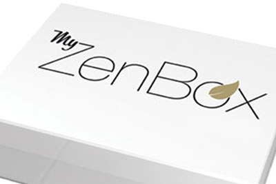 Distribution gratuite de ZenBox avec produits de beauté, thé, boisson, etc.