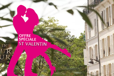 Nuit INSOLITE spéciale Saint Valentin à l'hôtel Montmartre mon Amour (à partir de 251 €)