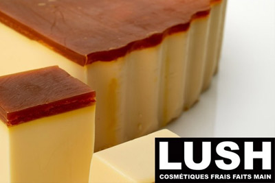 Savon Lush au miel gratuit 