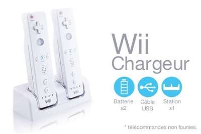 Station de charge Wii à 13,99 €