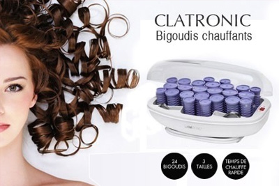 24 bigoudis chauffants Clatronic pour 24,99 € au lieu de 37,20 €