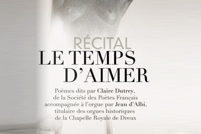 Spectacle gratuit de poèmes et d'orgue ''Le Temps d'aimer''