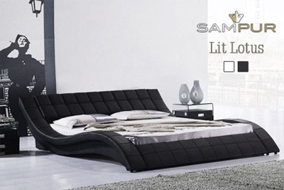 Lit Lotus Design avec sommier intégré dès 549 € au lieu de 1090 €