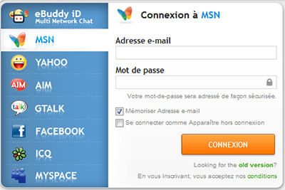 Facebook, Msn, Yahoo,  Myspace tous installés en 1 fois sans logiciel ! 