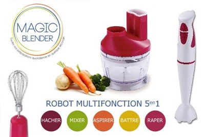 Robot multifonction 5 en 1 Magic Blender à 59,90 € au lieu de 129,90 €