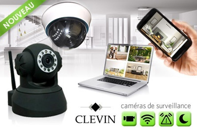 Caméra de surveillance sans fil Clevin à 59,90 € au lieu de 82,13 €