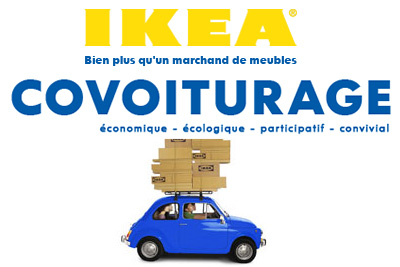 Covoiturage pour aller chez Ikea