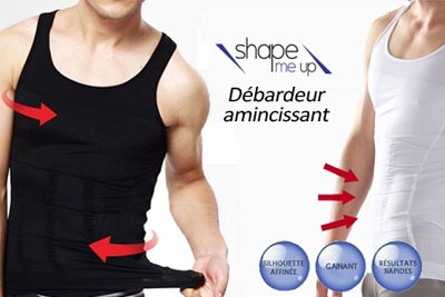 Débardeur amincissant Shape Me Up pour homme à 19,99 € au lieu de 49,90 €