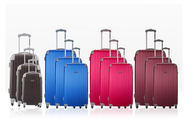 Set de 3 valises chariot Platinium à 99,90 € au lieu de 629 €