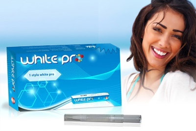 Stylo de blanchiment dentaire White Pro à 4,90 € au lieu de 29,10 €