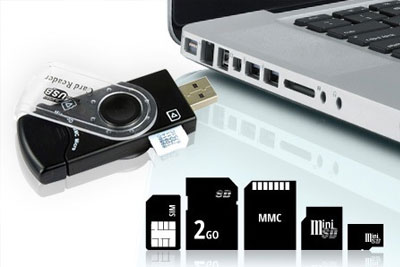 Lecteur USB Universel 14 en 1 pour Carte SIM et SD à 12,99 € au lieu de 24 €