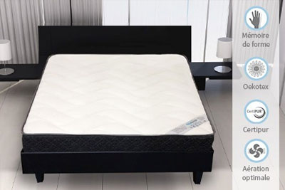 Matelas Senso Touch avec mousse à mémoire de forme à partir de 99,90 €