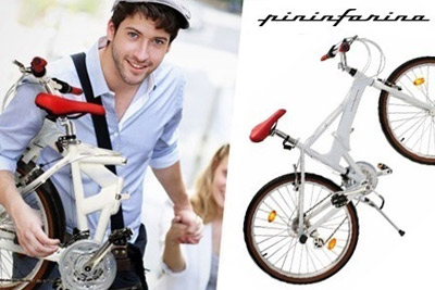 Vélo pliable Pininfarina en aluminium à 179,99 €