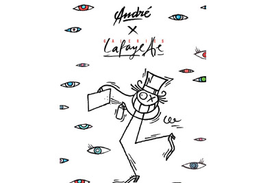 Haute performance artistique par André Saraiva aux Galeries Lafayette 