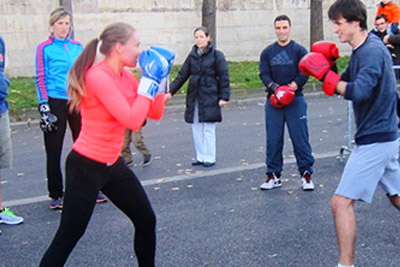 Cours gratuit de coaching boxe avec un champion d'Europe