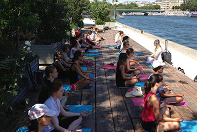 Cours de yoga gratuit sur les Berges de Seine