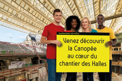 Visite gratuite du chantier des Halles