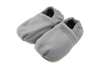 Chaussons chauffants gris à 12,90 €