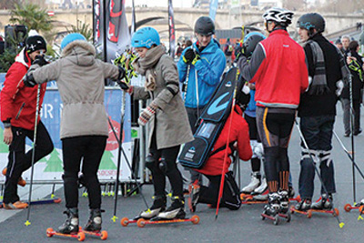 Ski à roulettes gratuit sur les Berges de Seine