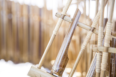 Concert gratuit d'Angklung (instrument de musique indonésien)