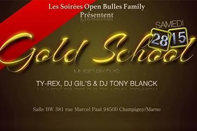 Soirée Gold School gratuite avec DJ Tyty (le DJ de la Free Troc Party)