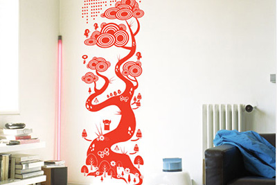 Sticker mural 