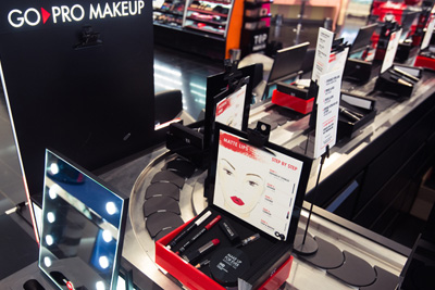 Bar à maquillage gratuit Go Pro Make Up Forever