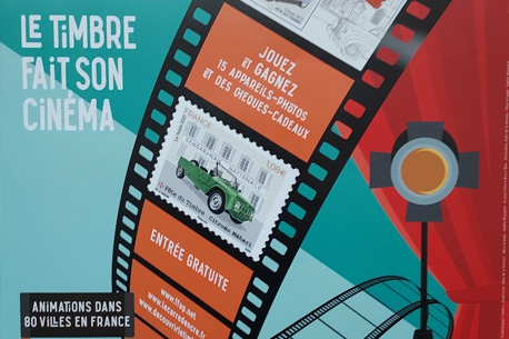 La Fête du timbre : expo sur le thème « La voiture et le cinéma » avec les voitures de 2 films mythiques 